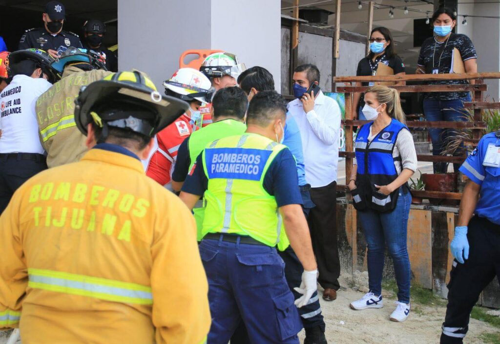 inspección tras explosión