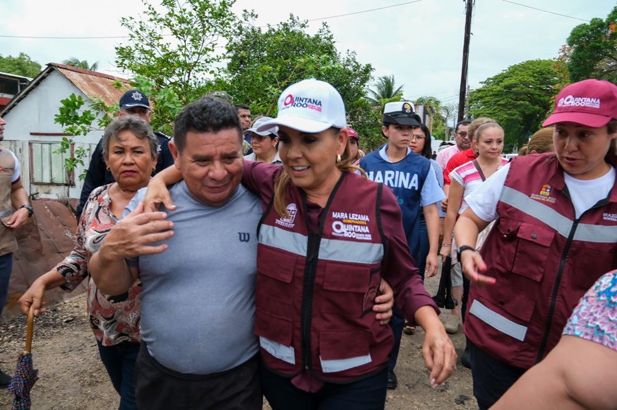La Gobernadora de Quintana Roo, Mara Lezama, en Chetumal