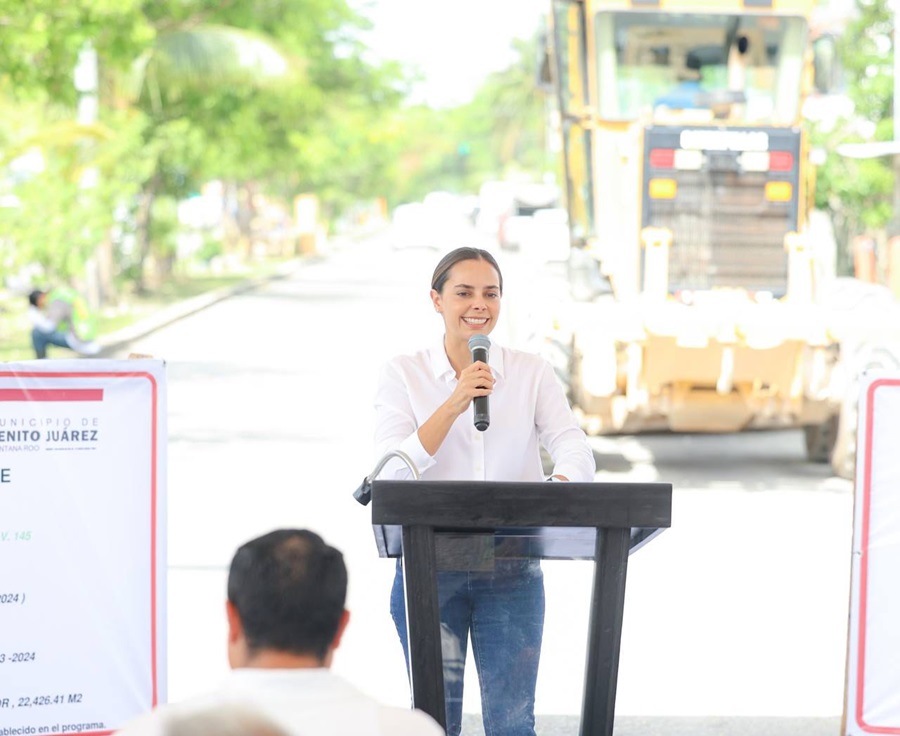 Ana Paty Peralta inicia rehabilitación de la AV. Miguel Hidalgo