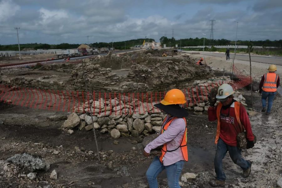 Hallazgo arqueológico en Tren Maya.