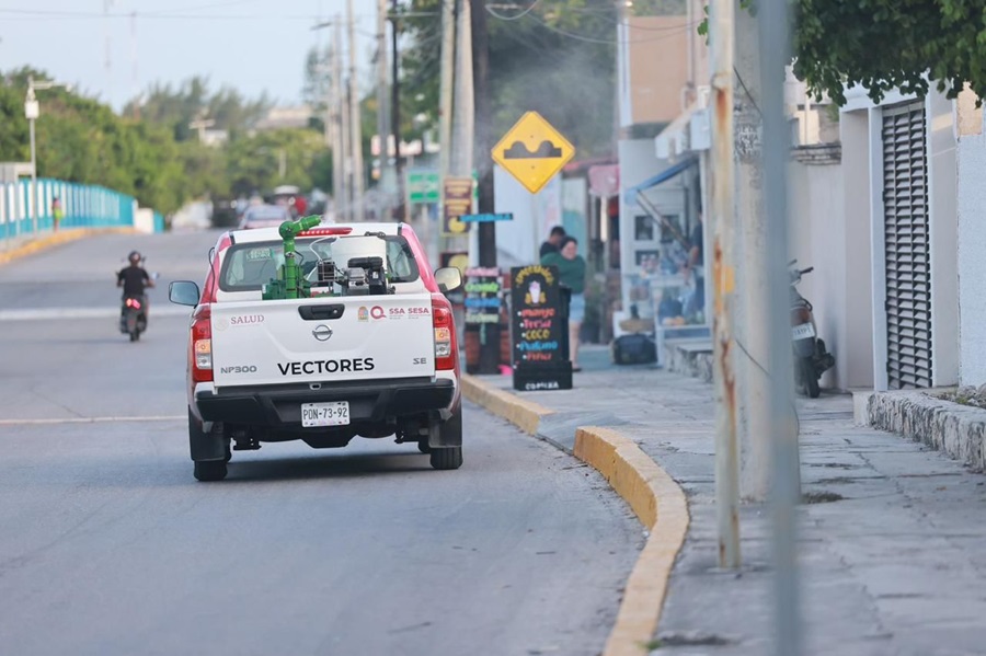 Concluye la Mega Jornada de Nebulización en Isla Mujeres