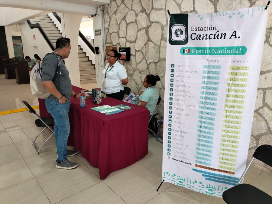 Estudiantes y maestros tendrán descuentos para viajar en autobuses federales y el Tren Maya