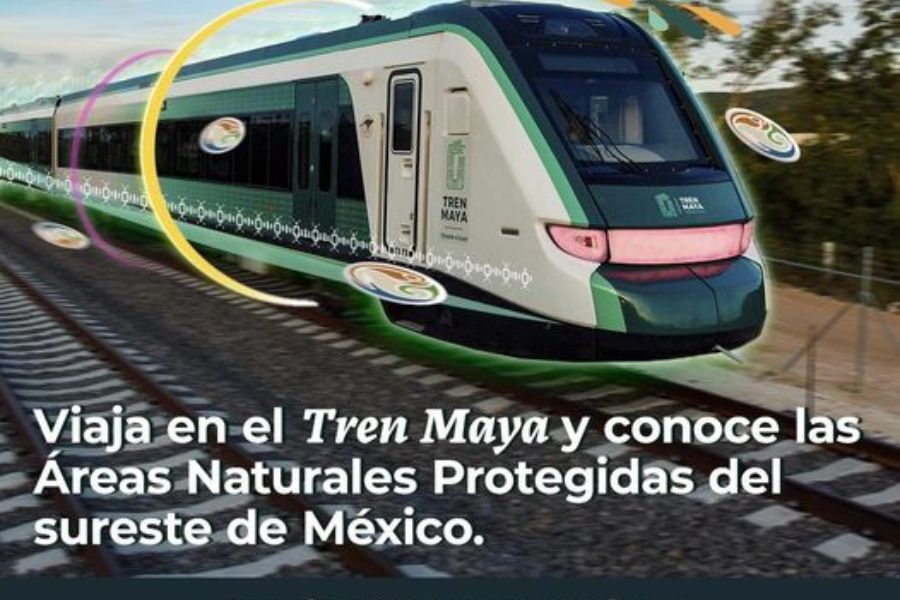 ¿ES EN SERIO?: Se publicita Tren Maya para visitar Áreas Naturales Protegidas (ANP)